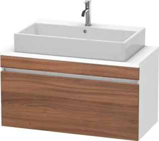 Duravit DuraStyle Konsolenwaschtischunterbau wandhängend Nussbaum & Weiß Matt 1000x478x512 mm - DS53 DS530407918