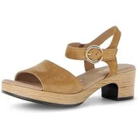 Gabor KRETA Sandalette, Blockabsatz, Sommerschuh, Riemchensandale in Komfortweite G (weit)
