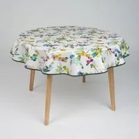 laro Tischdecke rund 140 cm wachstuchtischdecke Tischdecke abwaschbar