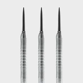 Steel Dart Barrel Scallop Grip1 V2 - Silber / 21g
