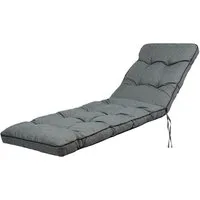 Hobbygarden Liegenauflage Polsterauflage HUGO 200x55x8 cm, Gesteppte Polsterauflage für Gartenliege & Sonnenliege