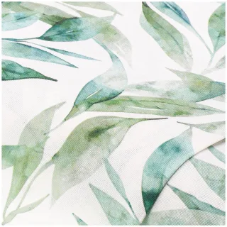 Dekostoff Watercolor-Blätter "Lorena", natur-color