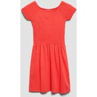 s.Oliver Minikleid Kleid Off-Shoulder-Kleid mit Smok-Detail