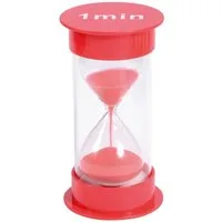 EDUPLAY Lernspielzeug Sanduhr 1 min, Ø 6,5 x 12 cm hoch (1-St)