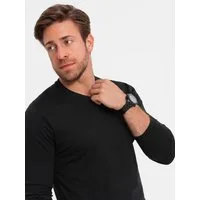 OMBRE Longsleeve Longsleeve für Herren mit V-Ausschnitt.