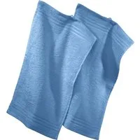 REDBEST Gästehandtuch Gästetuch 2er-Pack, Frottier, Walk-Frottier Uni