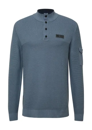 s.Oliver - Strickpullover blau - Gr. - S