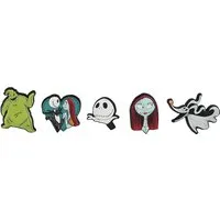 Crocs Schuhanstecker Jibbitz™ Nightmare before Christmas (Set, 5-tlg., Kein Spielzeug. Nicht für Kinder unter 3 Jahren geeignet), Charms mit ikonischen Weihnachtsmotiven "Nightmare before Xmas"