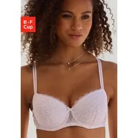 Vivance Schalen-BH aus Spitze in Leo-Optik im modischen Balconnet-Schnitt, Dessous