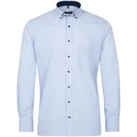 Eterna Langarmhemd 8913, Eterna Langarm Hemd Modern Fit Vichy Popeline Kariert NON IRON bügelfrei