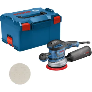 Bosch Exzenterschleifer GEX 40-150 mit 1 x Schleifblatt M480 und L-BOXX - 060137B201