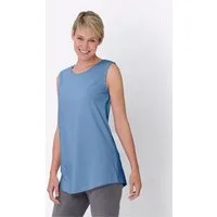 Sieh an! Shirttop Longtop Ärmellos