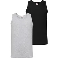 Fruit of the Loom Tanktop (Packung, 2-tlg) aus reiner Baumwolle