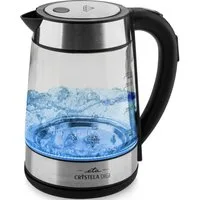 eta Wasserkocher CRYSTELLA Digi ETA715390000, 1,7 l, 2200 W, Einstellbarer Temperatur 50, 70, 80, 90, 100 °C