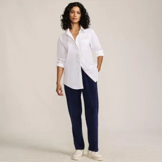 Komfort-Cordhose SPORT KNIT für Damen in Tall-Größe, Damen, size: tall, Blau, Baumwoll-Mischung, by Lands' End
