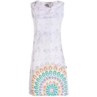 Vishes Sommerkleid Damen Sommerkleid Armlos Mandala-Kleid Tunika-Kleid T-Shirtkleid Boho, Goa, Hippie Style