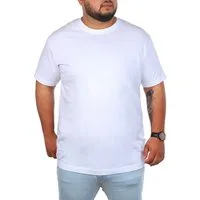 Young & Rich T-Shirt Herren Übergröße Basic big size optimierte moderne Passform Rundhalsauschnitt unifarben kurzarm regular fit