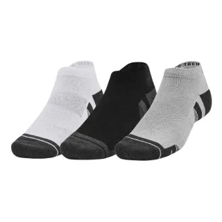 Under Armour - "Performance Tech" Knöchelsocken für Herren/Damen Unisex (3er-Pack) (Schwarz/Grau/Weiß)