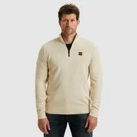 PME LEGEND Troyer mit Struktur-Muster und Logo-Badge