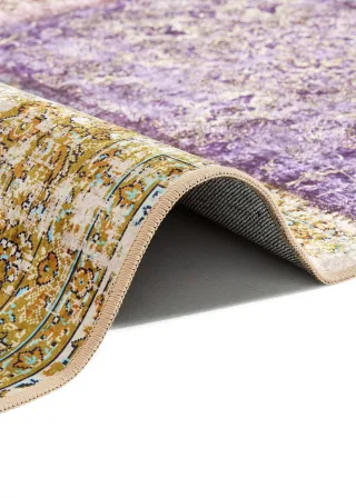 bonprix Teppich in Patchworkoptik, grau, Gr.160x230 cm, Ein Highlight in Vintagelook