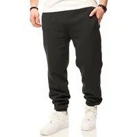 DAILY COTTON Jogginghose im Straight-Fit als Lange Trainingshose Sweatpants Herren Freizeithose mit Bündchen aus Baumwolle