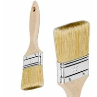 Prima-Online Flachpinsel Flachpinsel, Lasurpinsel, Lackierpinsel, Malerpinsel, Holzpinsel, (5 St), Breite : 25 Millimeter