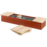 Pinolino® Sandkasten Hedda, rot/natur