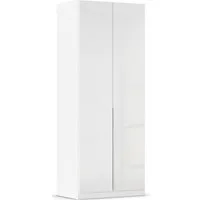 OTTO home Drehtürenschrank Kleiderschrank Schrank Garderobe AGORDO Schlafzimmer (in zwei Griff-Farben, Breiten 91-405 cm, Dekor- oder Hochglanzfront) durchdachte Innenausstattung, in 8 Breiten und 2 Höhen MADE IN GERMANY