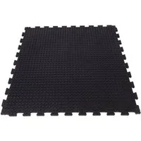 Kubus Gummimatte Puzzle-Stallmatte Maike, Noppen auf Ober- und Unterseite