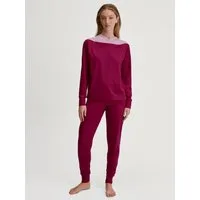 CALIDA Schlafanzug Soulmate (2 tlg) Langarm, Pure Cotton, weich, bequem, Interlock-Qualität