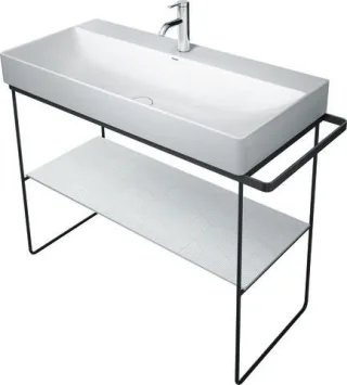 Duravit DuraSquare Metallkonsole Schwarz Matt 1063x451x740 mm - 0031034600 31034600