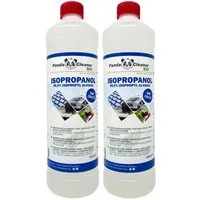 PandaCleaner Isopropanol - Isopropylalkohol - Für Haushalt, Handwerk & Industrie Reinigungsalkohol (Spar-Set, [2-St. 1000ml Flasche Rückstandslose Reinigung)