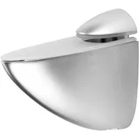 SO-TECH® Wandregalhalter Regalbodenträger Glasbodenträger PELIKAN Regalhalter Glasbod, Typ L Chrom matt
