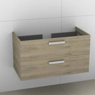 Artiqua 415 Waschtischunterschrank für Living 814436 Sanremo Eiche quer NB, 415-WU2L-L17-7145-428 415-WU2L-L17-7145-428