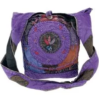 Guru-Shop Schultertasche Batik Sadhu Bag, Hippie Tasche, Goa..