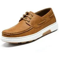 Allthemen Bootsschuh Herren elegante Mokassins Business Schnürschuhe
