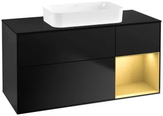 Villeroy & Boch Waschtischunterschrank Finion G71 1200x603x501mm Wandbel WT mit., G712HFPD G712HFPD