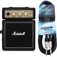 Marshall Marshall Gitarren-Verstärker MS-2 Micro Stack mit Kabel Verstärker (Anzahl Kanäle: 1, 1 W, E-Gitarre)