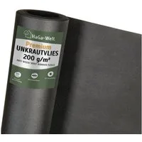 HaGa Unkrautvlies Unkrautvlies (Meterware) Vlies 200g/m², Gartenvlies, Kiesunterlage, Mulchvlies