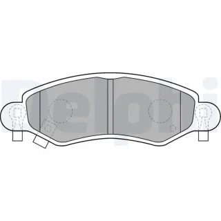 Delphi Bremsbel?ge vorne Opel Agila Suzuki Ignis Wagon LP1500