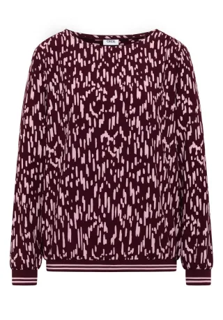 CECIL - Gemusterte Bluse lila - Gr. - S