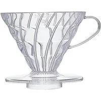 Hario Papierfilter HARIO VDR-01-T Transparenter Tropfer Kaffeefilter Gr. 2 Mehrwegfilter