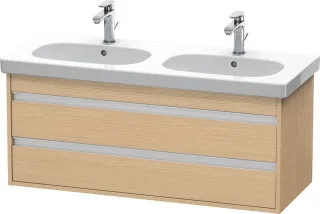 Duravit Ketho Waschtischunterbau wandhängend Natur Eiche Matt 1150x455x480 mm - KT664903030 KT664903030