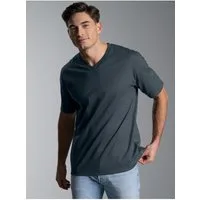 Trigema T-Shirt TRIGEMA V-Shirt DELUXE Baumwolle (1-tlg)