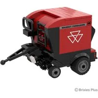 Brixies BRIXIES Plus Rundballenpresse Massey Ferguson RB F Konstruktions-Spielset
