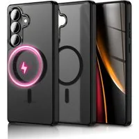 Nalia Smartphone-Hülle Samsung Galaxy S26 Plus 17 cm (6,7 Zoll), SLATE Case - MagSafe Magnetring, Smart-Cut Design & Seidenmatt