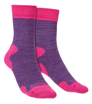 Bridgedale - Damenstiefel aus schwerer Merinowolle - Lila meliert