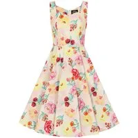 Hearts & Roses London A-Linien-Kleid Annie Floral Swing Dress Rockabella Vintage Retro