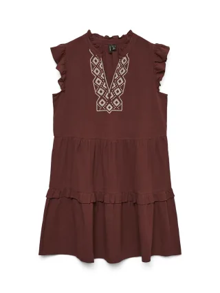 VERO MODA - VMDICTHE EMB SHORT DRESS WVN GA Andorra - Gr. - M