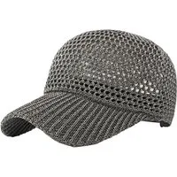 Zaewry Sonnenhut Damen-Strick-Mesh-Baseballkappe, Sommer-Sonnenhut